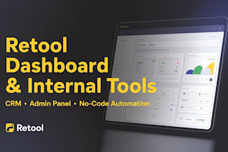build custom dashboards or internal tools using retool or no code tools