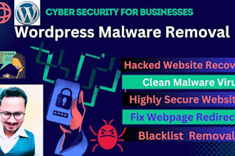 do wordpress malware removal and make strong security