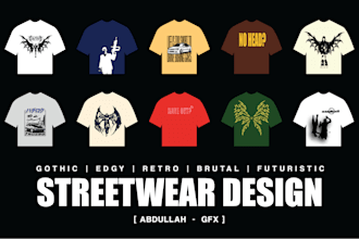 create y2k streetwear design and merch for your brand