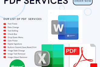 design custom fillable PDF forms, attractive PDF form