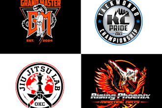 do martial arts, taekwondo, karate, MMA, jiujitsu logo