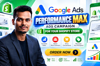 set up google performance max ads campaign for your shopify store