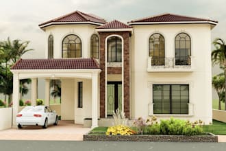 do 3d exterior and interior model with renders