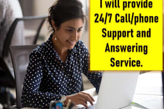 provide inbound call support and telephone answering service