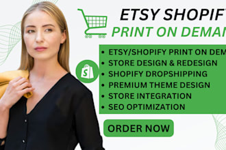 setup etsy print on demand shop shopify print on demand listing etsy seo