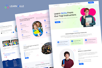 design educational website UI UX by figma