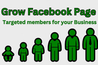 grow and manage your facebook page with targeted members