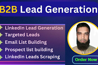 you b2b lead generation and linkedin email list