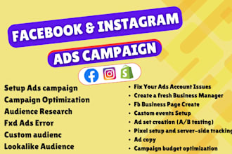 facebook ads instagram ads campaign run shopify ads fb ads