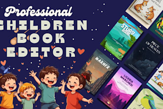 do children picture book editing, proofreading and book formatting for children