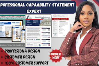 design professional and winning capability statement