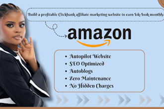 build autopilot amazon affiliate website store with clickbank autoblog,