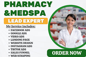 generate pharmacy weightless leads medspa fitness bbl leads