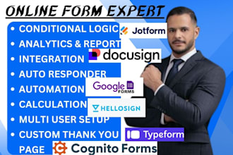 setup wufoo cognito form fillout typeform jotform google form hubspot qualtrics