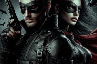 make amazing couple superhero character