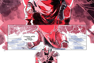 provide comic book art for you