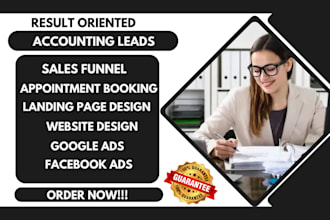 generate highly converting accounting leads bookkeeping leads via facebook ads