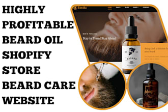 design  7figure beard oil shopify store beard oil website beard care store