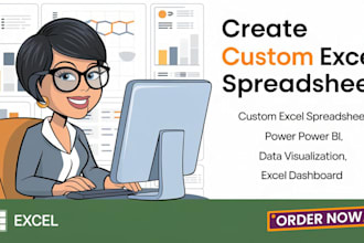 create custom excel spreadsheet power bi data visualization excel dashboard