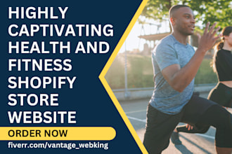 build health and fitness health supplement gym nutrition shopify store website