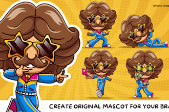 design a cute mascot, cartoon, character, vector for you