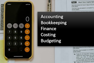 do accounting, finance and costing assignments