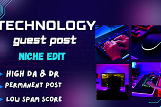 do tech guest posts on high da tech blogs