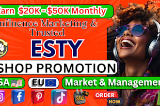 set up etsy shop, etsy promotion etsy SEO, digital products, etsy sales listing