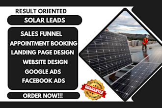 generate highly converting solar leads, home owner leads solar sales funnel