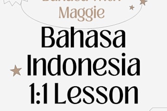 teach  bahasa indonesia from basic