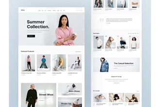 design clothing shopify store, clothing website, fashion shopify store