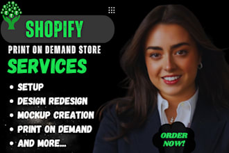 setup highconverting print on demand shopify store, shopify printful