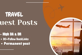 publish guest posts on travel blogs with high da travel blog