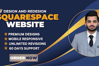 edit, design and redesign your squarespace website