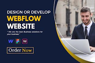 develop or design webflow website, figma to webflow expert services