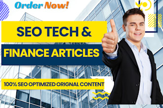 professional SEO optimized tech articles and finance blog posts
