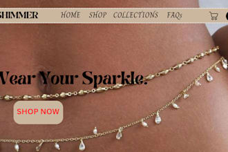 design jewelry shopify store and jewelry website shopify website jewelry