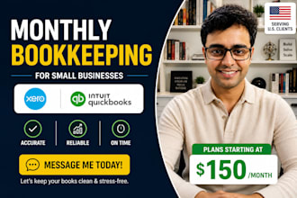 do bookkeeping for restaurant, cafe, food truck, bakery, and bar
