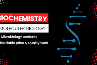 write biochemistry and molecular biology articles and blogs