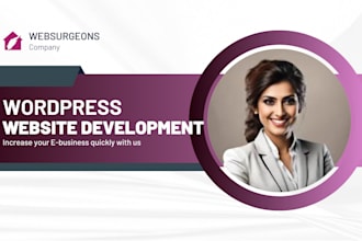 design and develop clean and responsive modern business website