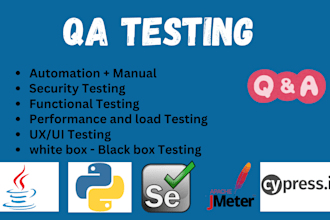 do test and QA for your app, website, software and game