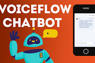 develop custom ai chatbot for website with voiceflow