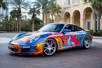 do a vehicle wrap, car wrap, food truck wrap