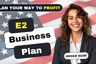 write a professional business plan for e2 visa