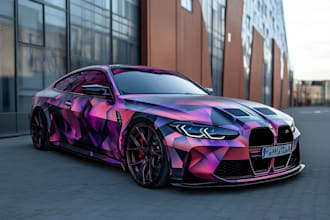 make amazing vehicle wrap design, van wrap design