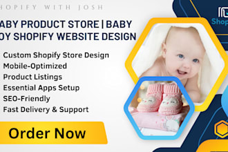 create baby product shopify store baby toy shopify dropshipping website