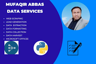 provide web scraping, data extraction and b2b data