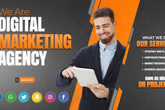 be your professional social media marketing manager and advertiser
