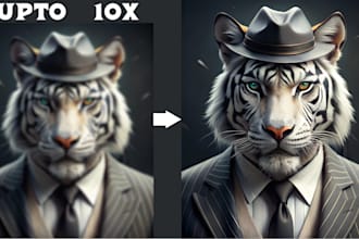 ai image editing, upscale, enhance, enlarge, and fix blurry photos by using ai