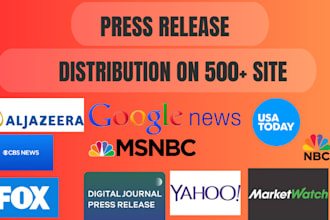 do press release writing and press release distribution
